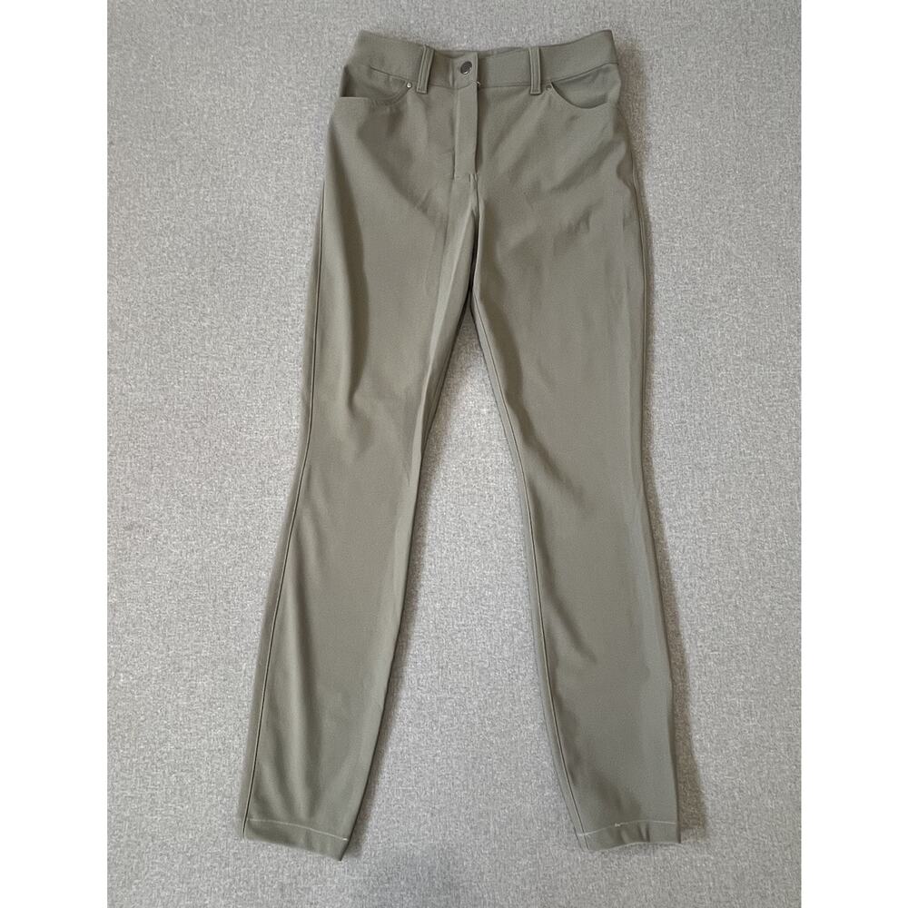 Lululemon Pants Women 24-28 City Sleek 5 Pocket Slim Fit Athleisure Olive